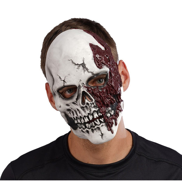 Ghostly Skull Latex Mask