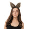 Brown Wolf Ears Clip On Headband