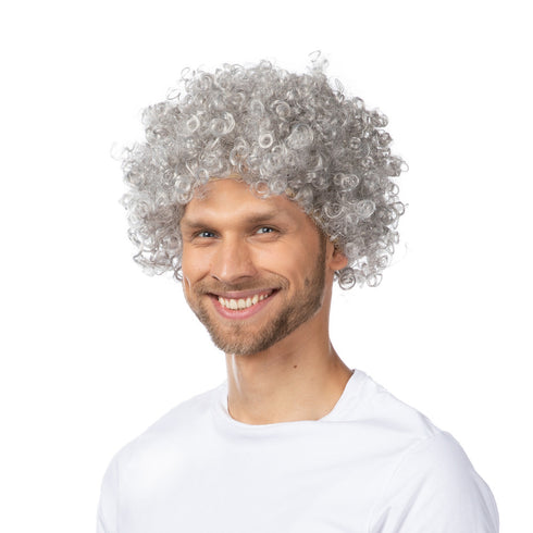 Afro Wig, Grey