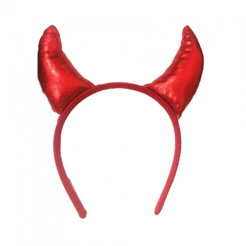Devil Horns Red Headband