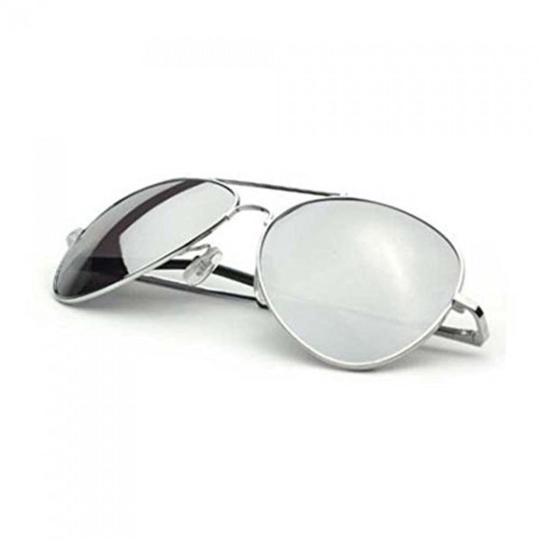 Silver Aviator Glasses