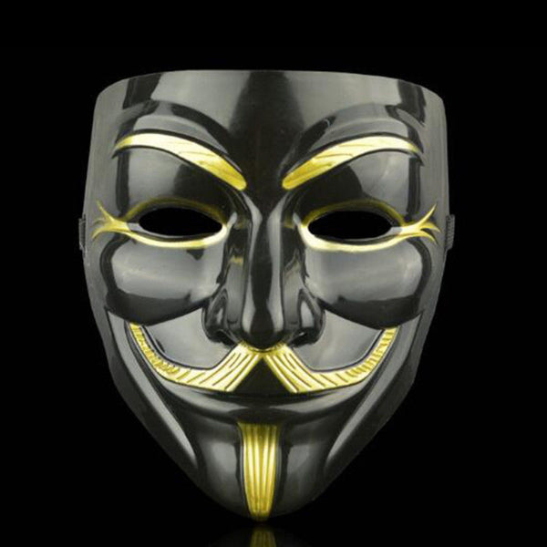 Black and Gold Vendetta Mask