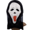Halloween Ghost Grimace Scream Mask w/ Red Tongue