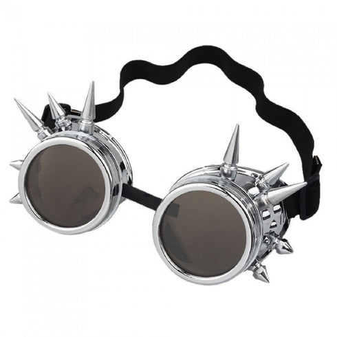 Spike Retro Silver Goggles