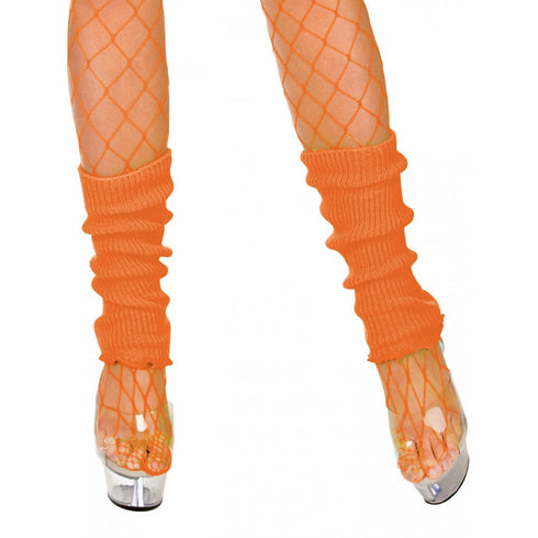 80's Leg Warmers Neon Orange