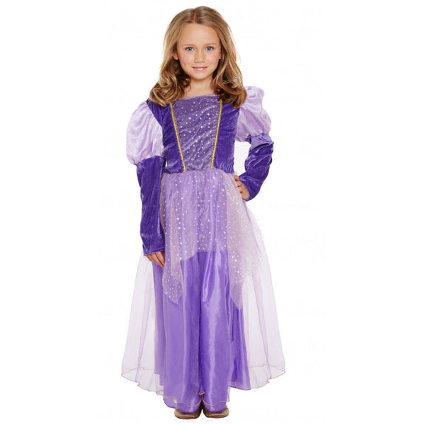 Long Hair Princess Girls Costume