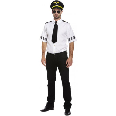 Adult Airline Pilot Costume Male