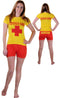 80's Fancy Dress Hen Stag Lifeguard Costume