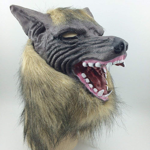Werewolf Wolf Full Head Mask and Claw Gloves