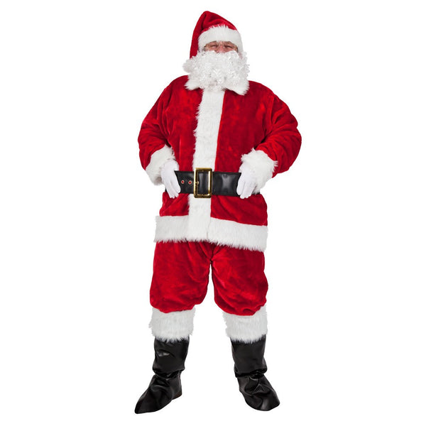 Adults Regal Plush Professional Santa Suit