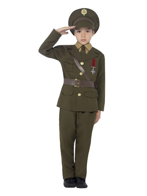 Army Officer Kids Costume