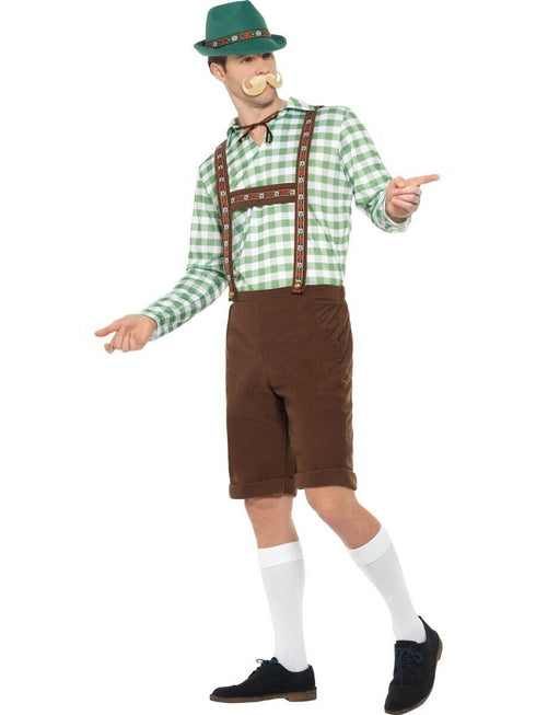 Oktoberfest Lederhosen Costume, green