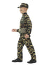 Camouflage Military Boy Costume