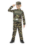 Camouflage Military Boy Costume