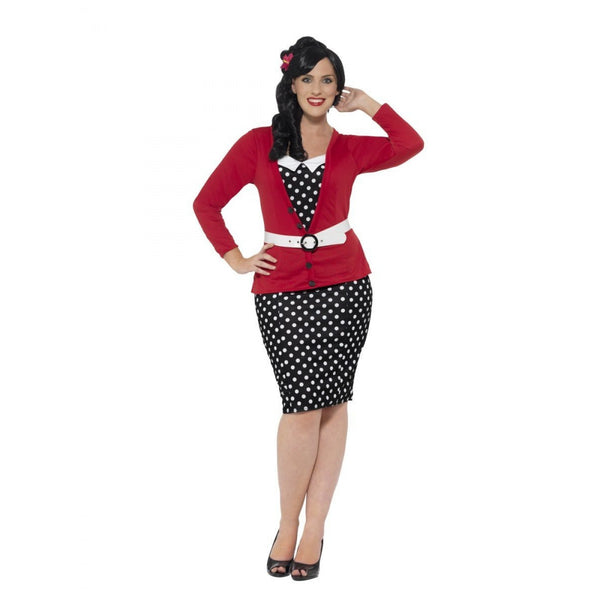Curves 50s Pin Up Costume