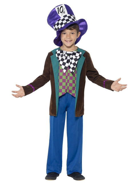 Deluxe Mad Hatter Kids Costume