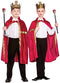 Deluxe Regal Red Velvet Robe and Crown