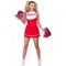 Women`s High School Cheerleader Costume - Red