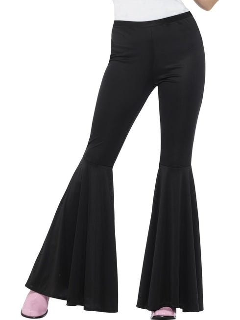 Flared Trousers Ladies Black