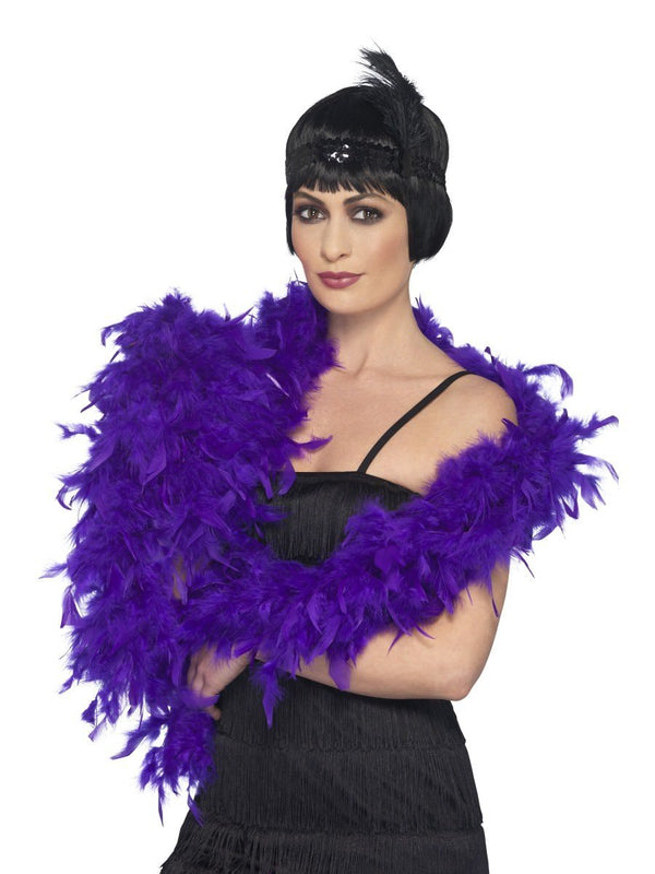 Luxury Feather Boa Purple