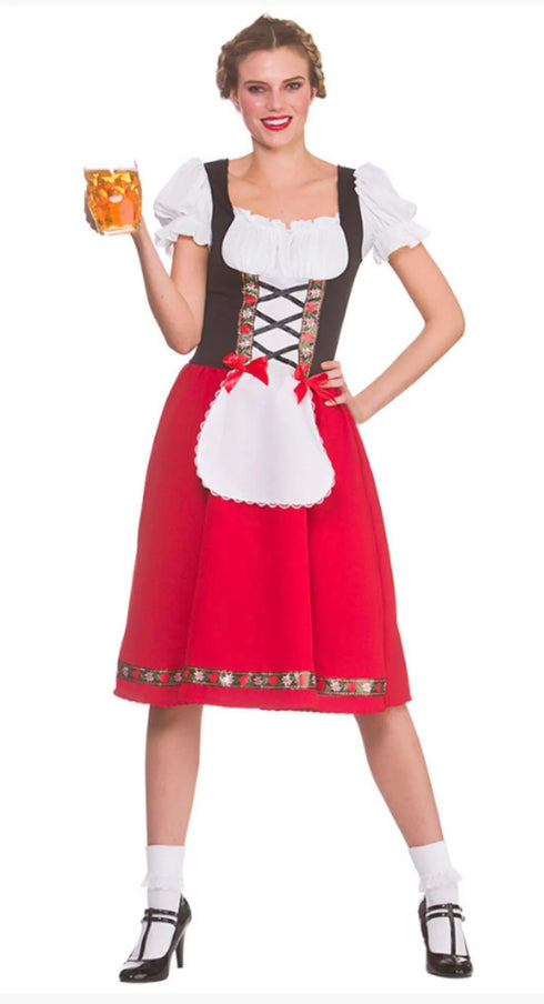 Traditional Bavarian Beer Girl Costume