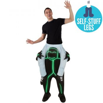 Carry Me Light Up Stick man Costume