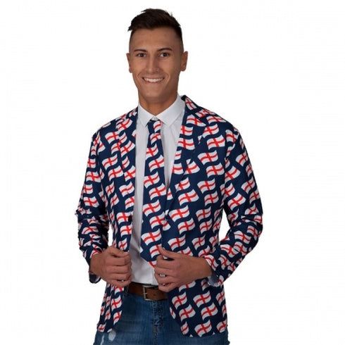 England's jacket and tie Fancy Dress