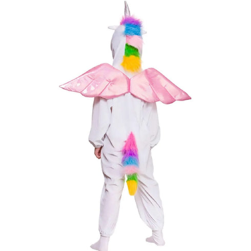Deluxe Rainbow Unicorn Fancy Dress Costume