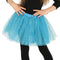 Childs Turquoise Blue Glitter Tutu - Age 4-10 - Waist 20"-28"