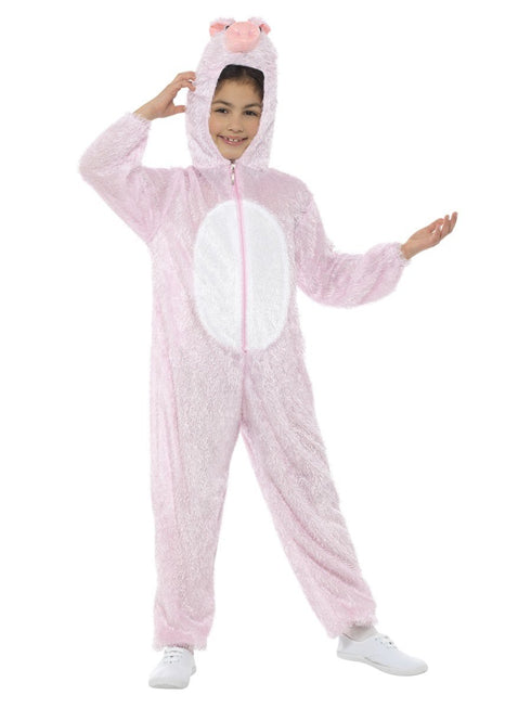 Child Pig Costume, Pink