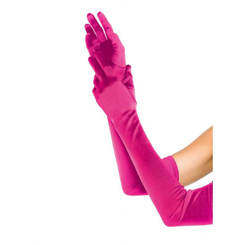 Gloves Long Pink