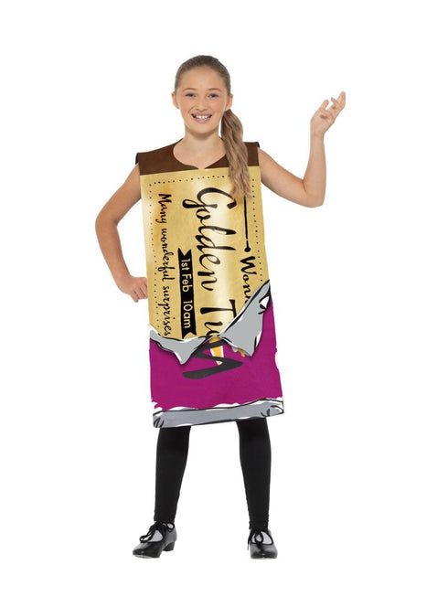 Child Winning Wonka Bar Roald Dahl Costume