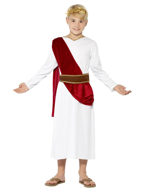 Roman/Grecian Kid Costume, Red