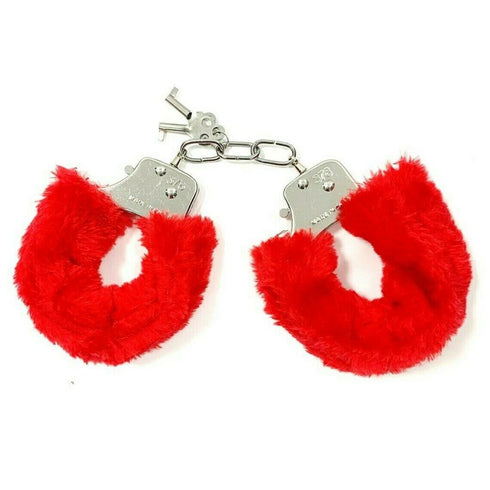 Fluffy Handcuffs Red