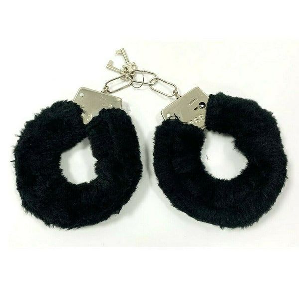 Fluffy Handcuffs Black