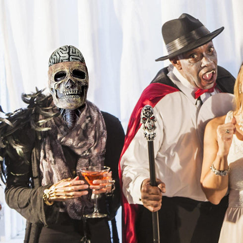 Biochemical Skeleton Head & Neck Latex Mask