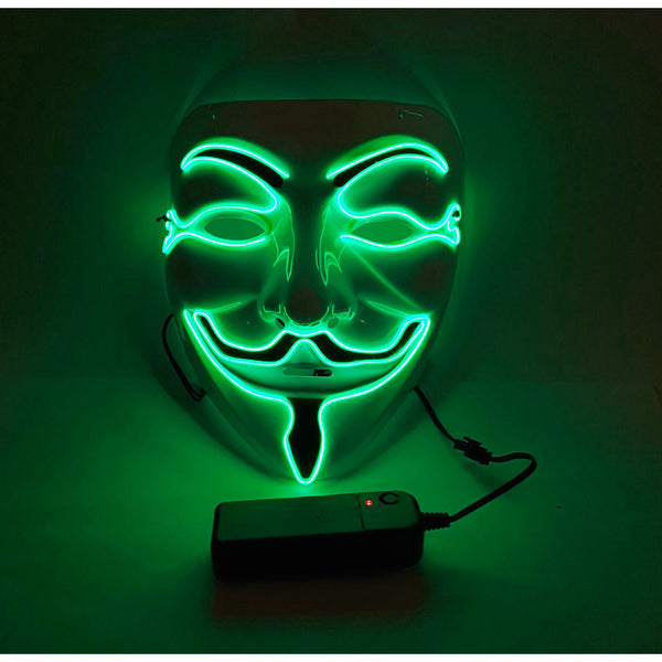 Green Vendetta LED Mask