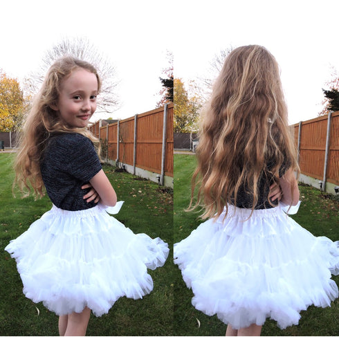 Childrens Luxury White TUTU