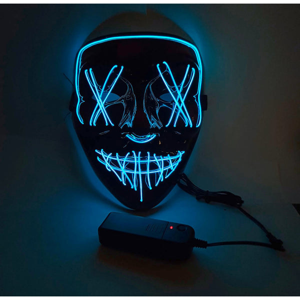 Blue LED Stitches Mask