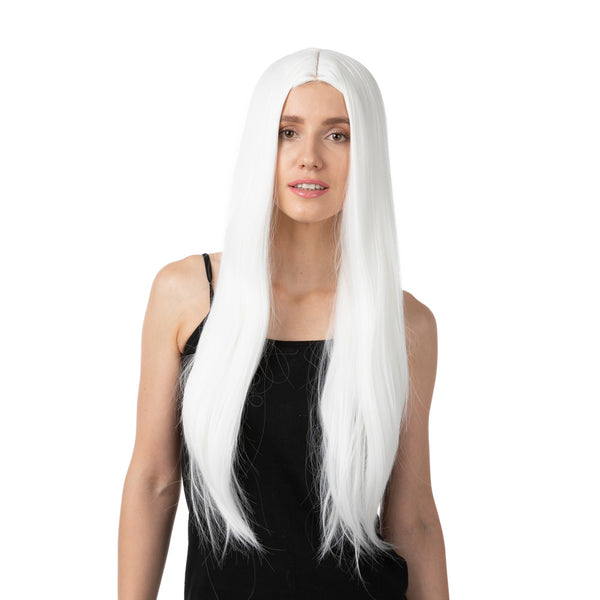 Long White Wig