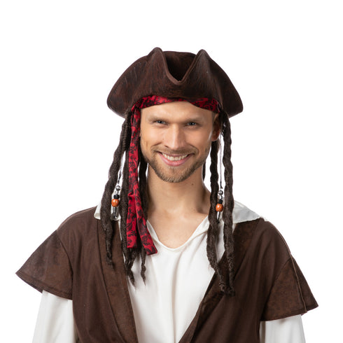 Pirate Hat with Hair