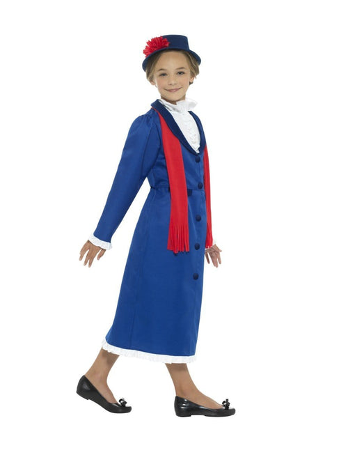 Girls Victorian Nanny Mary Poppins Costume