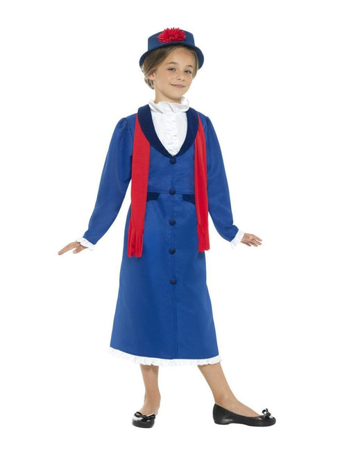 Girls Victorian Nanny Mary Poppins Costume