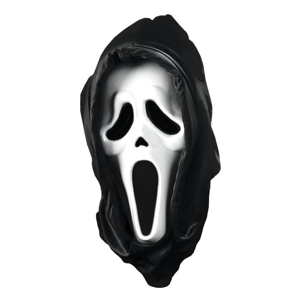 Scary Movie Smiley Ghost Face With Shroud Costume Mask With flaws