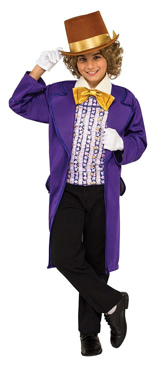 Kids Deluxe Roald Dahl Willy Wonka Costume with Hat – Costume N Party